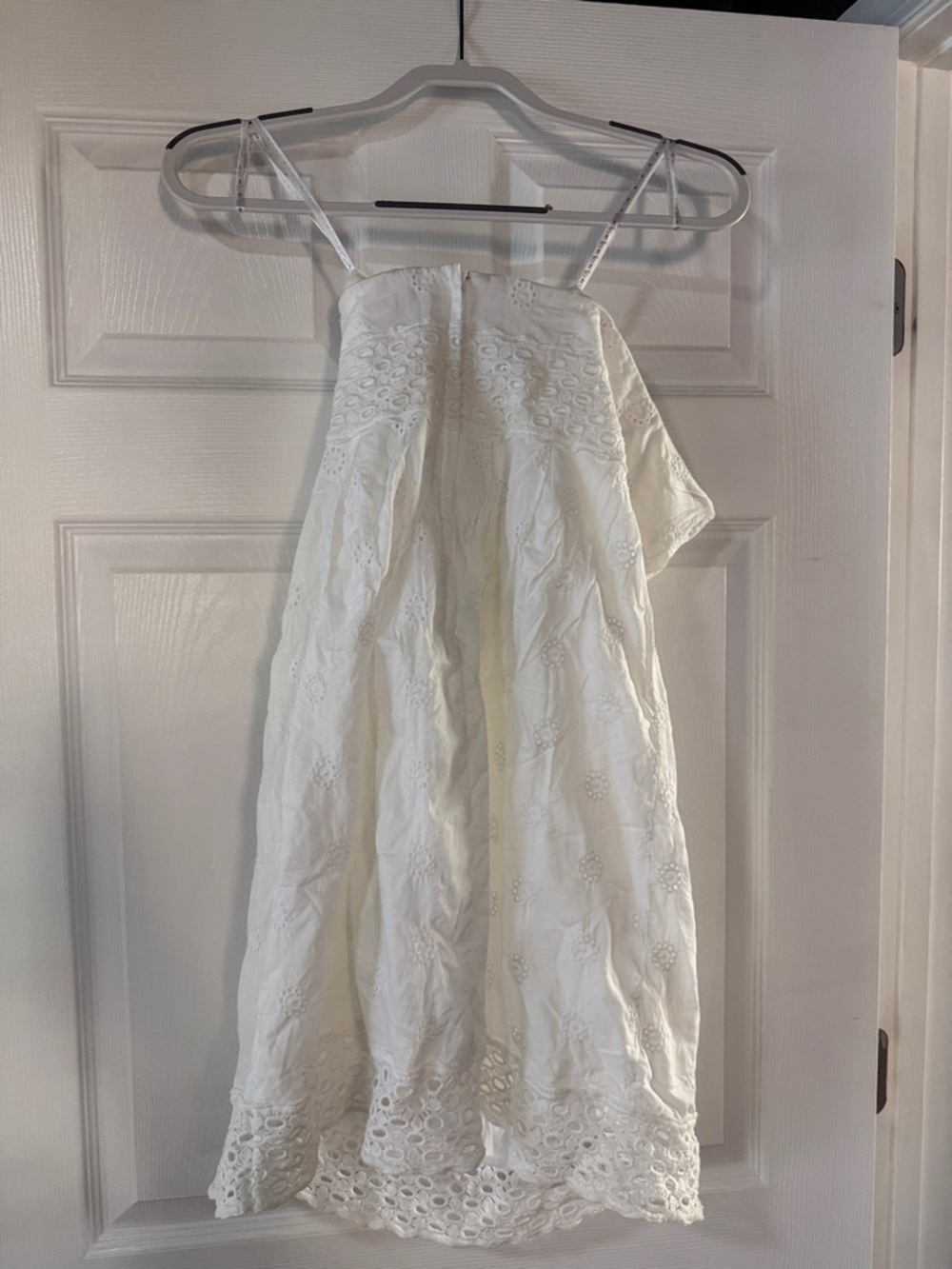 Lilly Pulitzer White Eyelet Dress with Pink Label - Picture 3 of 3